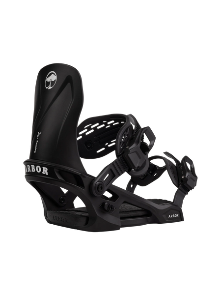 Arbor - Sapling Snowboard Binding - Black / White
