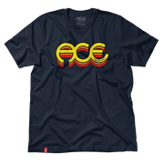 Ace - Sunrise T-Shirt - Navy - Board Of Missoula