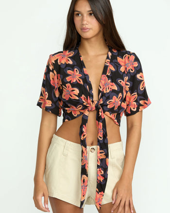 Volcom - Deep Tropix Shirt - Black