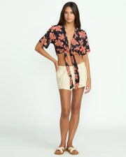 Volcom - Deep Tropix Shirt - Black