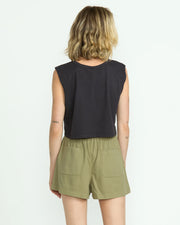Volcom - Lived in Baddie Track Short - Light Army