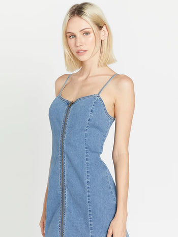 Volcom - Stone Step Dress - Jasper Blue