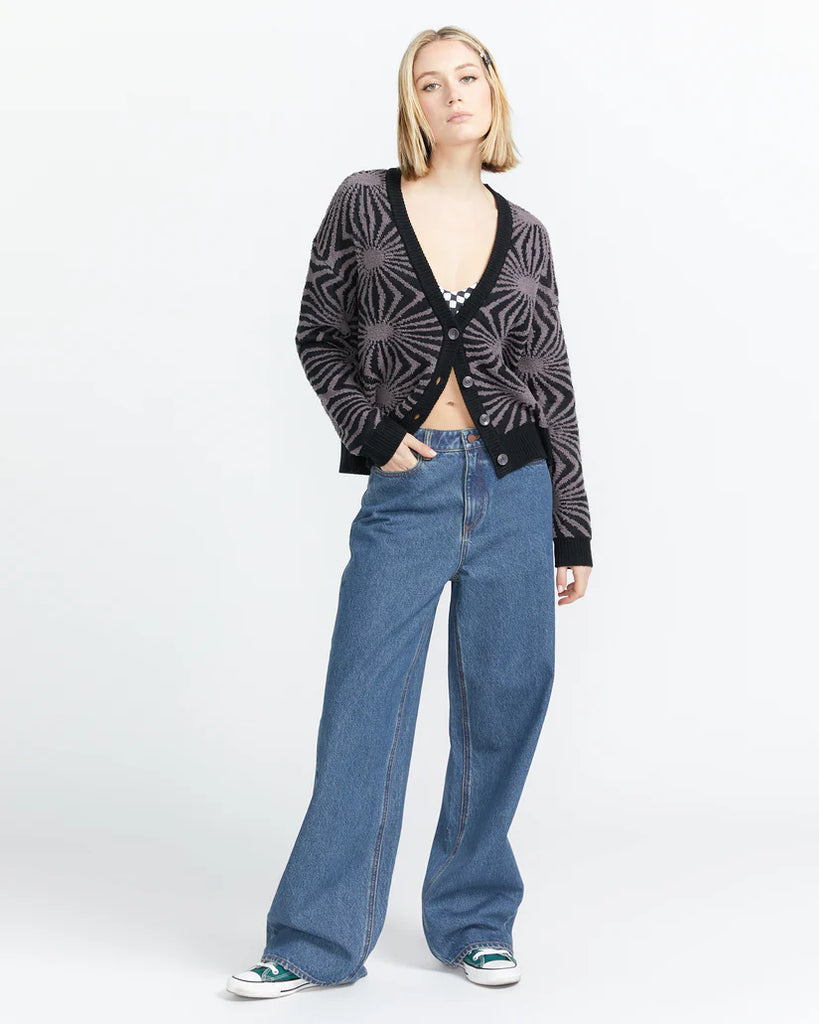 Volcom - Stoned BF High Rise Pants - Indigo Ridge Wash