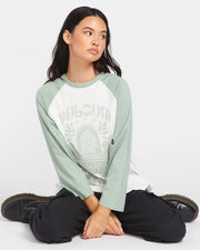 Volcom - Pitch It To Me Long Sleeve Shirt - Sea Glass