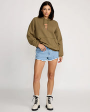 Volcom - Stone Art Up Hoodie - Olive Green