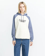 Volcom - Truly Stoked Boyfriend Hoodie - Bone