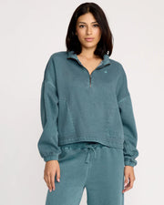 Volcom - Stone Soft Quarter Zip - Emerald Green