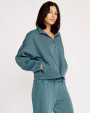 Volcom - Stone Soft Quarter Zip - Emerald Green