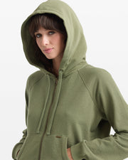 Volcom - Lived In Fleece Zip - Moss Stone