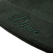 Dime - Cursive Wool Fold Beanie - Forest