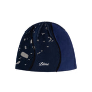 Dime - Reverse Stitch Skully Beanie - Navy