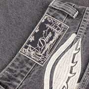 Dime - Baggy Wink Denim Pants - Faded Black