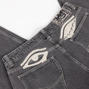 Dime - Baggy Wink Denim Pants - Faded Black