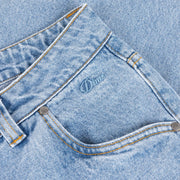 Dime - Relaxed Denim Pants - Blue Washed