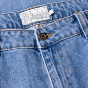 Dime - Classic Relaxed Denim Pants -  Blue Washed