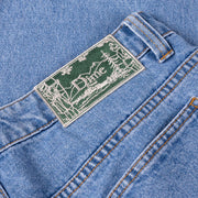 Dime - Classic Relaxed Denim Pants -  Blue Washed