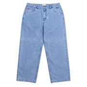 Dime - Classic Relaxed Denim Pants -  Blue Washed