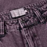 Dime - Classic Relaxed Denim Pants - Overdyed Plum