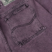 Dime - Classic Relaxed Denim Pants - Overdyed Plum