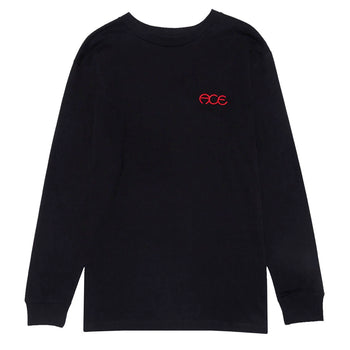 Ace - Booster Long Sleeve T-Shirt - Black - Board Of Missoula