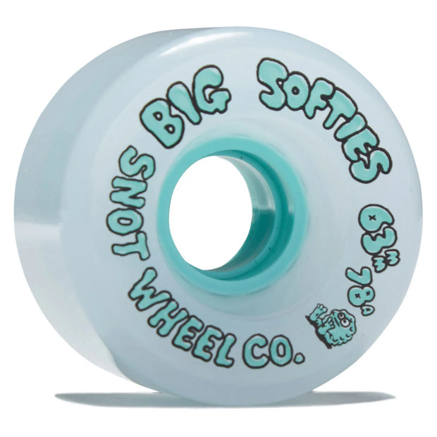 Snot Wheels Co. - Big Softies 78a Wheels - Teal
