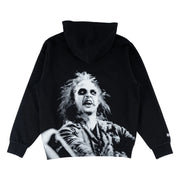 Welcome x Beetlejuice - Qualified Pigment-Dyed Hoodie - Black