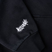 Welcome x Beetlejuice - Qualified Pigment-Dyed Hoodie - Black