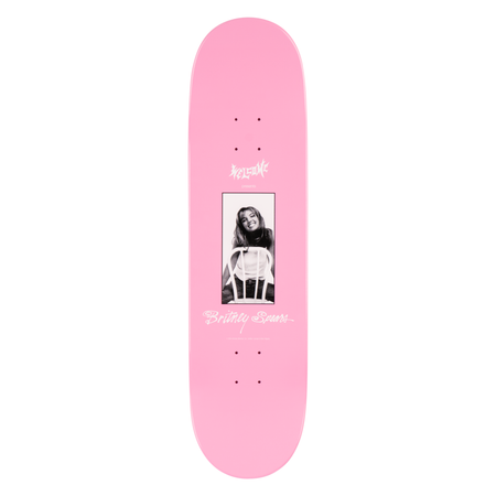 Welcome X Britney Spears - Baby One On Popsicle 2.0 Pink Glitter 8.5" DECK