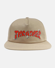 Thrasher - Chains by Daniel Shepard Trucker Hat - Khaki