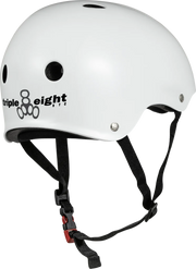 Triple Eight - The Certified Sweatsaver Helmet - White Glossy