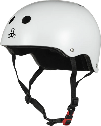 Triple Eight - The Certified Sweatsaver Helmet - White Glossy