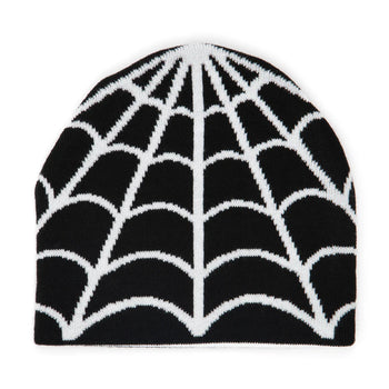 Corduroy - Cobweb Reversible Skully Beanie - Black