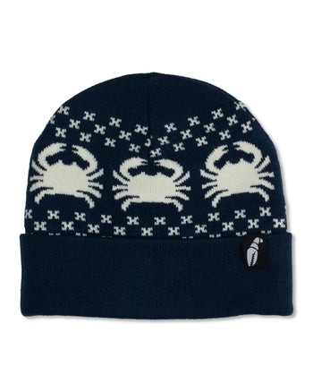 Crab Grab - Nordicrab Beanie - Navy