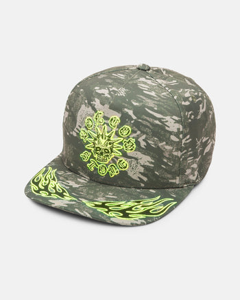 Volcom - Beast Mode Adjustable Hat - Wintermoss - Board Of Missoula