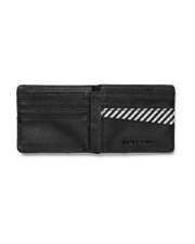 Volcom - Pay-A-Pal Leather Bifold - Black - Board Of Missoula