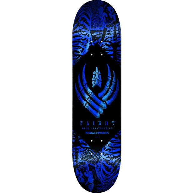 Powell Peralta - Skeleton Blue Foil Flight 8.75" Deck