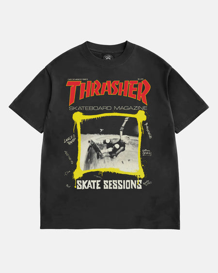 Thrasher - December 1983 Vintage T-Shirt - Black