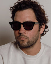 Decade - Big Earl 50s Sunglasses - Gloss Black / Grey