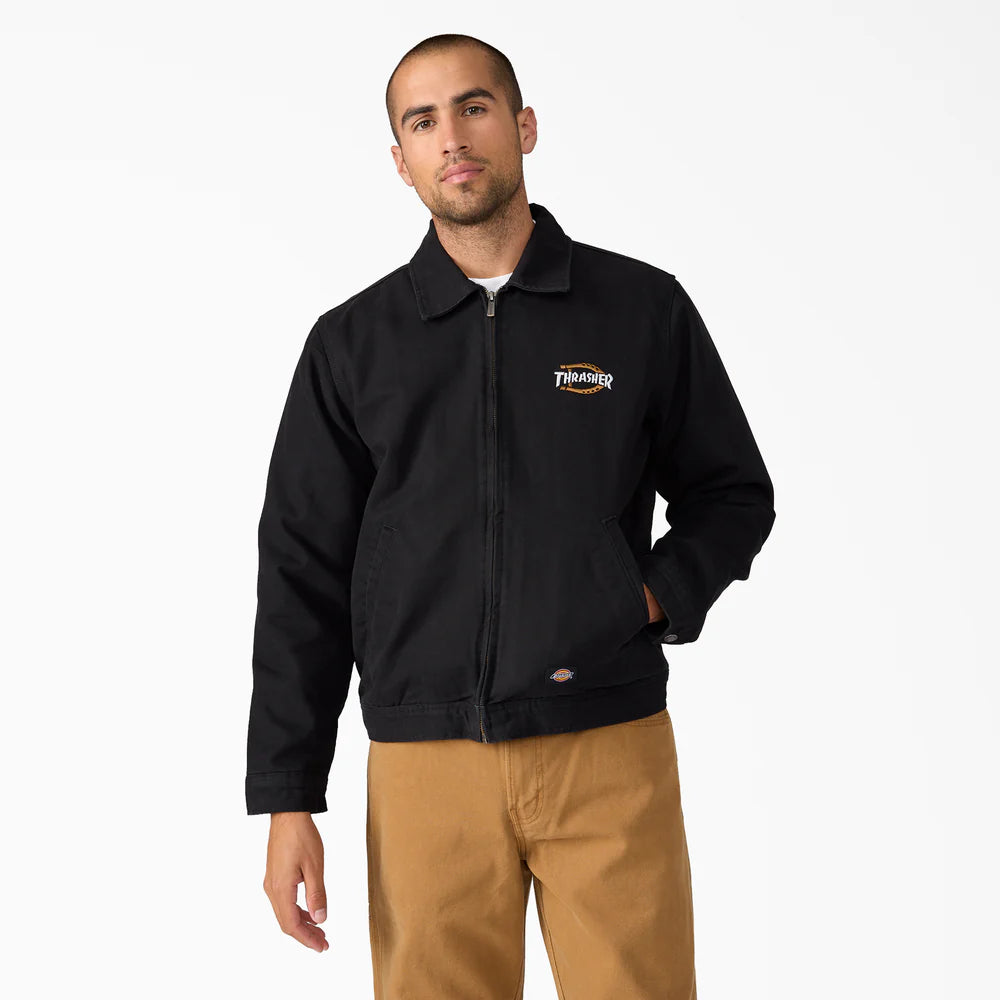 Dickies x Thrasher - Jacket - Black – Board Of Missoula