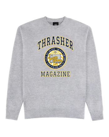 Thrasher - Dropout Crewneck Sweater - Ash Grey