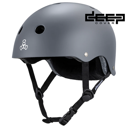 Triple Eight - Deep Cover Helmet - Gray Matte