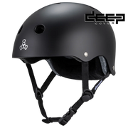 Triple Eight - Deep Cover Helmet - Black Matte