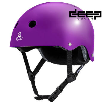 Triple Eight - Deep Cover Helmet - Purple Glossy