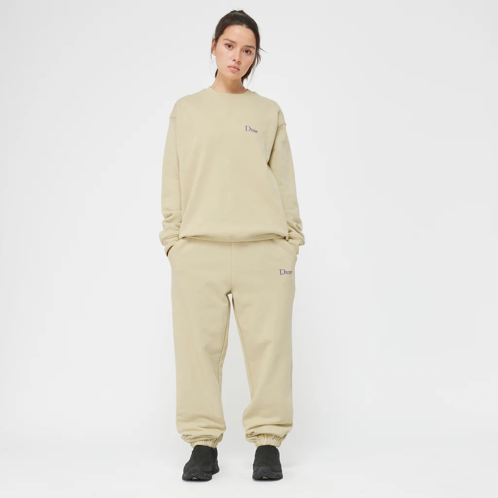 Dime - Classic Small Logo Crewneck - Light Moss – Board Of