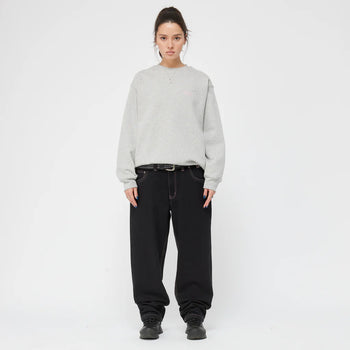 Dime - Classic Small Logo Crewneck - Heather Gray