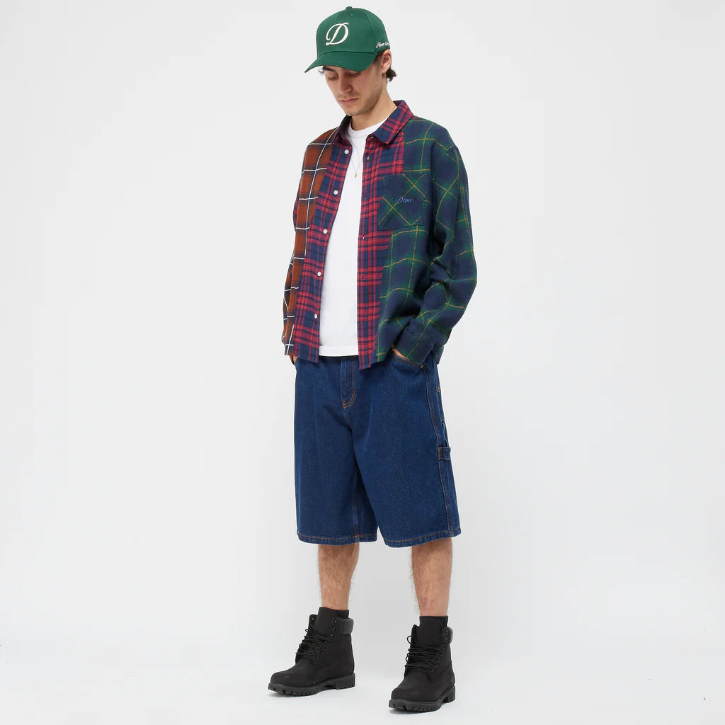 Dime ダイム トリプル チェック シャツ Triple Plaid Shirt Dime - Triple Plaid Shirt - Multi – Board Of Missoula