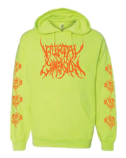 Portal Dimension - Drool Hoodie - Hi Vis Green