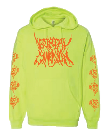 Portal Dimension - Drool Hoodie - Hi Vis Green