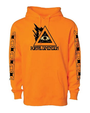 Portal Dimension - Evil Eye Hoodie - Hi Vis Orange