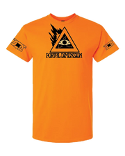 Portal Dimension - Evil Eye T-Shirt - Hi Vis Orange